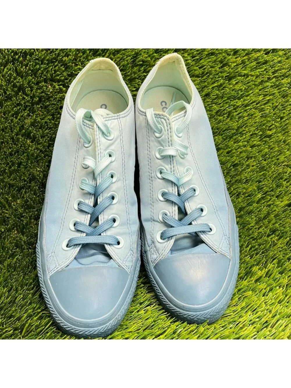 Converse Chuck Taylor All Star Low Womens Size 9 Blue Athletic Shoes Sneakers